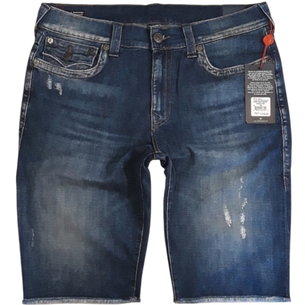 🆕️True Religion Brand Ricky Rlxd/Straight Jean Shorts. Men's Size: W36x12.5L.